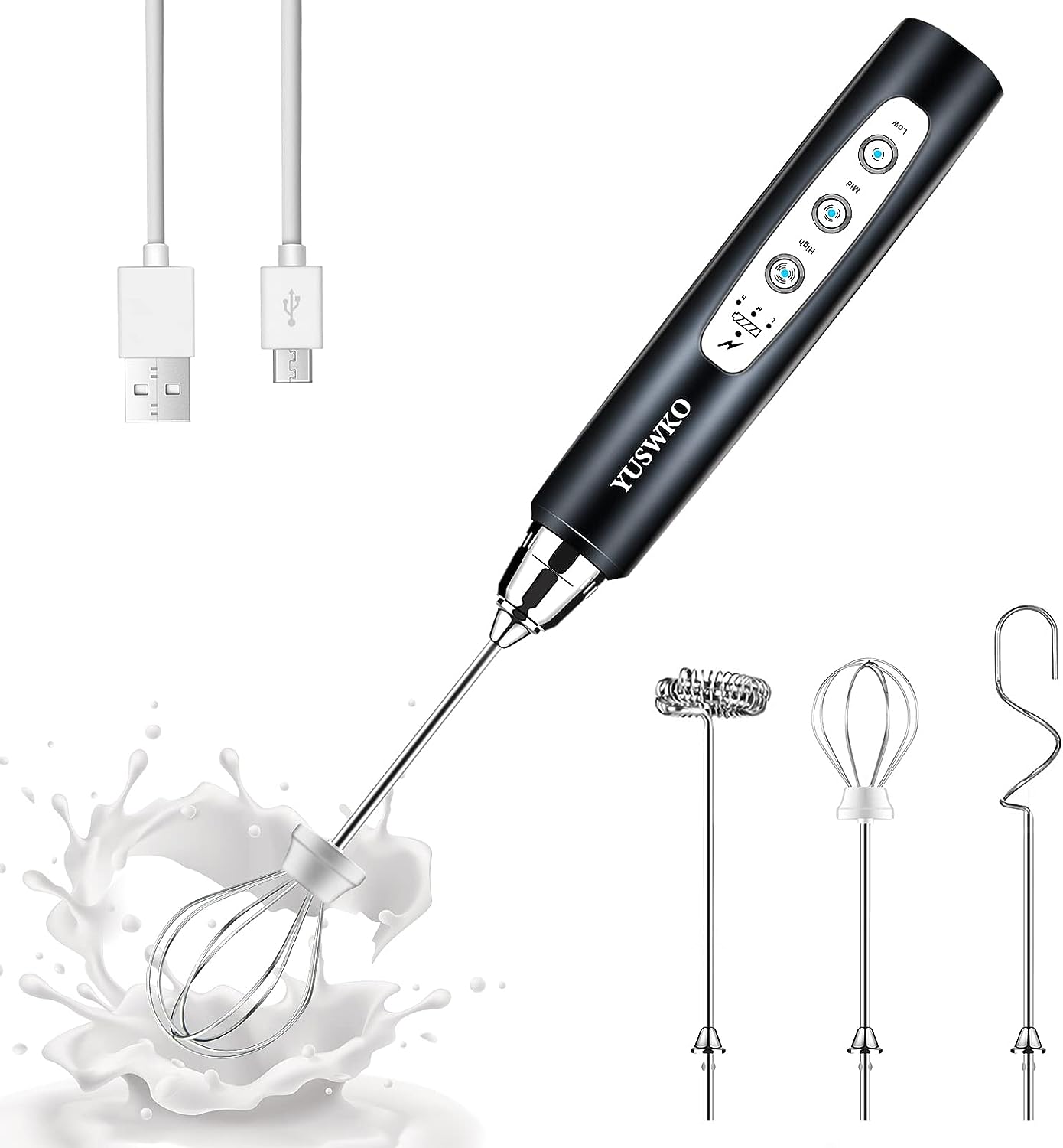 YUSWKO Milk Frother Handheld Review