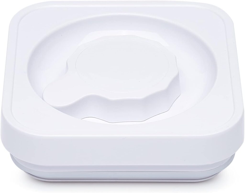 Amazon Basics 10-Piece Square Airtight Food Storage Containers for Kitchen Pantry Organization, BPA Free Plastic, Clear