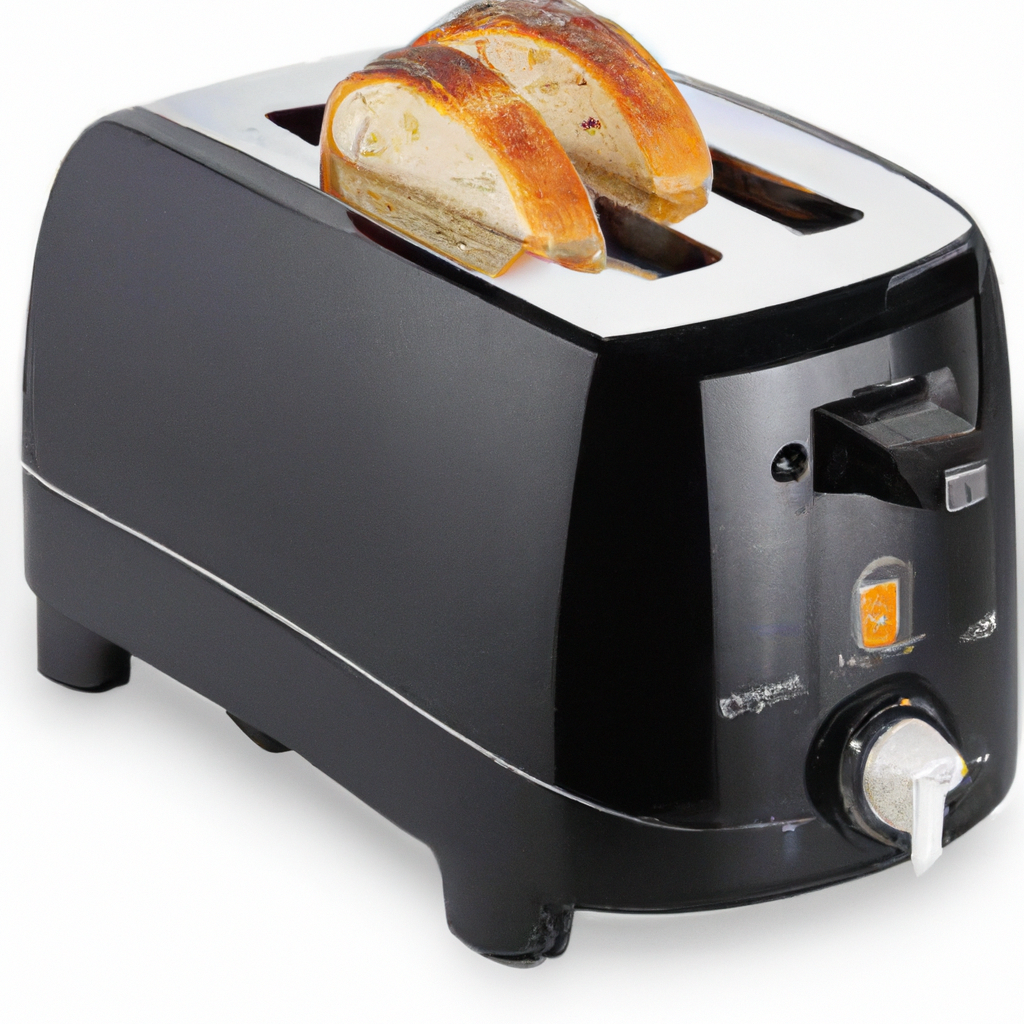 Amazon Basics 2 Slice, Extra-Wide Slot Toaster with 6 Shade Settings, Black  Silver