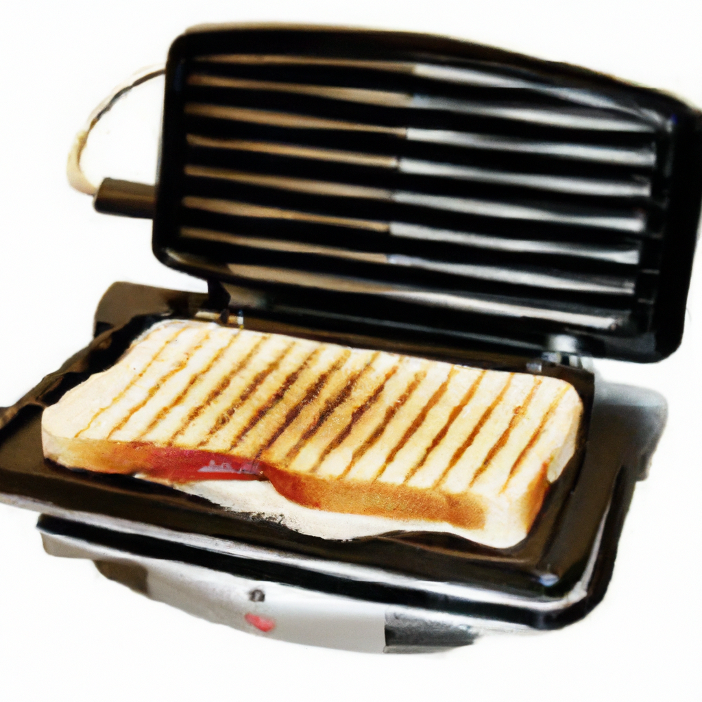 Gotham Steel Nonstick Panini Press Sandwich Maker, 2in1 Breakfast Sandwich Maker Grill / Sandwich Press Grill with Indicator Light, Grilled Cheese Maker Makes 2 Sandwiches with Easy Cut Edges