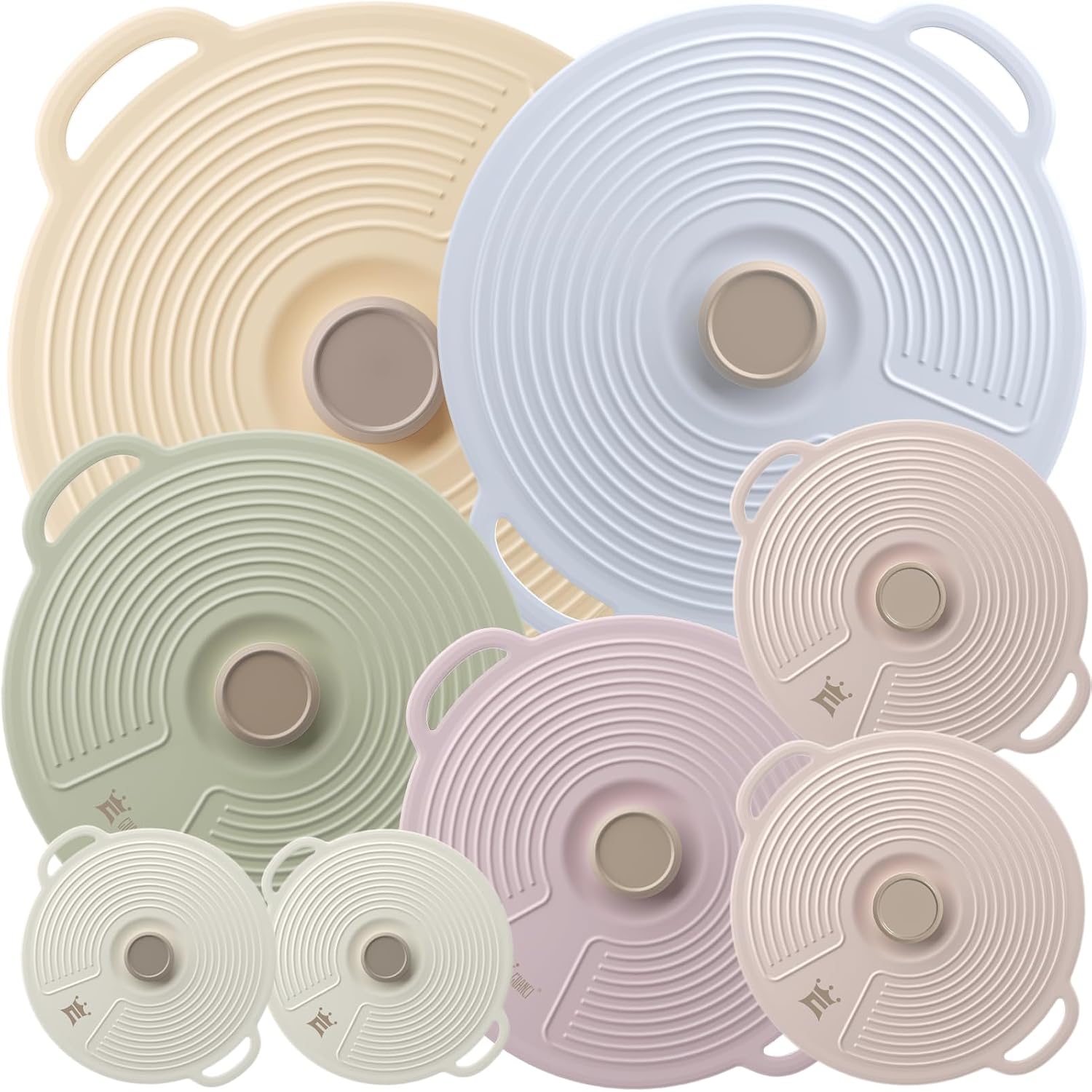 GUANCI Silicone Stretch Lids 8 Pack