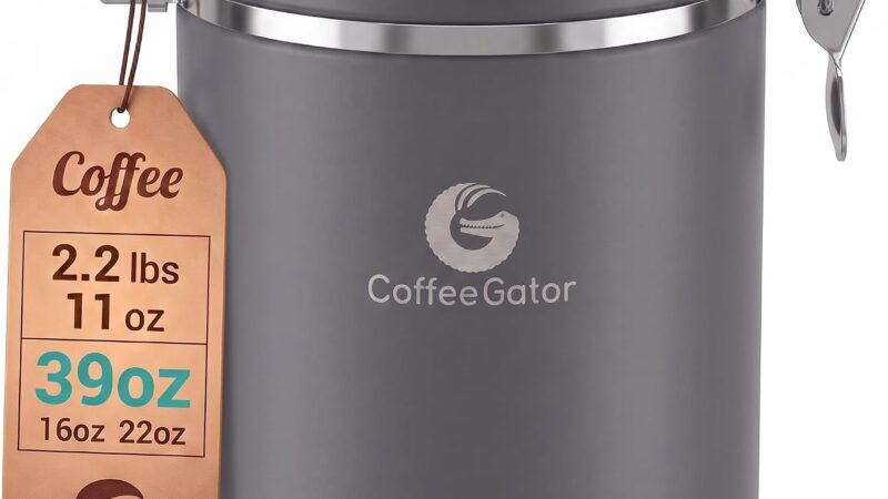 Coffee Gator Airtight Coffee Canister
