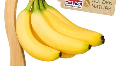 Golden Nature Bamboo Banana Holder