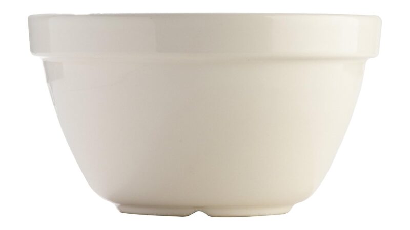 Mason Cash Original cream stoneware pudding basin with a rolled rim