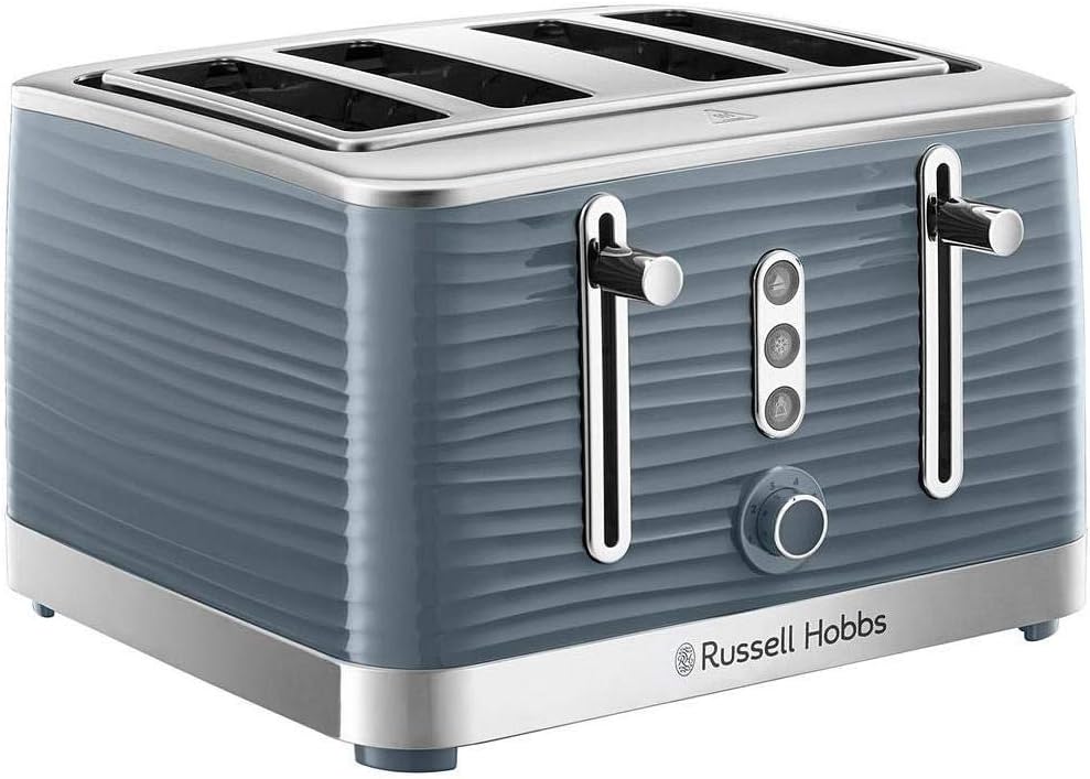 Russell Hobbs Inspire 4 slice toaster in grey