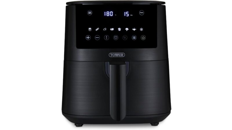 Tower T17147 Vortx 4.2L digital air fryer, front view